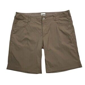 MARMOT Khaki Tan Cargo Chino Shorts Nylon Pockets Hiking Outdoors Men's Size 38